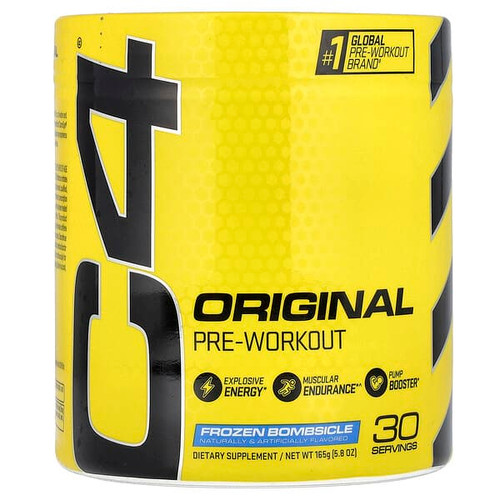 <img alt="C4 - Cellucor, C4 Original, Pre-Workout, Frozen Bombsicle, 5.8 oz (165 g)" title="C4 - Cellucor, C4 Original, Pre-Workout, Frozen Bombsicle, 5.8 oz (165 g),842595110609"