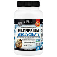 <img alt="BioSchwartz, Maximum Absorption Magnesium Bisglycinate, 360 Veggie Caps (24 mg per Capsules)" title="BioSchwartz, Maximum Absorption Magnesium Bisglycinate, 360 Veggie Caps (24 mg per Capsules),810056430443"