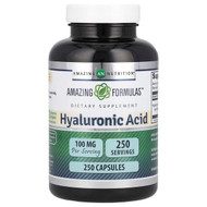 <img alt="Amazing Nutrition, Hyaluronic Acid, 100 mg, 250 Capsules" title="Amazing Nutrition, Hyaluronic Acid, 100 mg, 250 Capsules,819209021606"