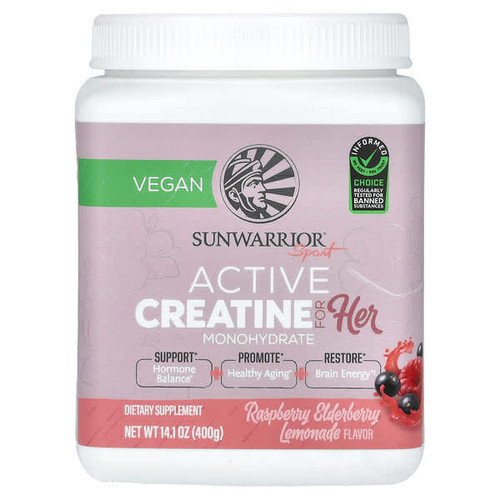 <img alt="Sunwarrior, Sport, Active Creatine For Her, Raspberry Elderberry Lemonade, 14.1 oz (400 g)" title="Sunwarrior, Sport, Active Creatine For Her, Raspberry Elderberry Lemonade, 14.1 oz (400 g),810100920890"
