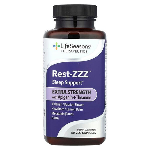 <img alt="LifeSeasons, Therapeutics, Rest-ZZZ With Apigenin +Theanine, 60 Veg Capsules" title="LifeSeasons, Therapeutics, Rest-ZZZ With Apigenin +Theanine, 60 Veg Capsules,810034442147"