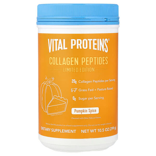 <img alt="Vital Proteins, Collagen Peptides, Pumpkin Spice, 10.5 oz (299 g)" title="Vital Proteins, Collagen Peptides, Pumpkin Spice, 10.5 oz (299 g),810089955234"