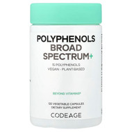 <img alt="Codeage, Polyphenols Broad Spectrum+, 120 Vegetable Capsules" title="Codeage, Polyphenols Broad Spectrum+, 120 Vegetable Capsules,853919008328"