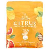 <img alt="Body Restore, Shower Steamers, Citrus, 15 Tablets, 13.2 oz" title="Body Restore, Shower Steamers, Citrus, 15 Tablets, 13.2 oz,850059313039"