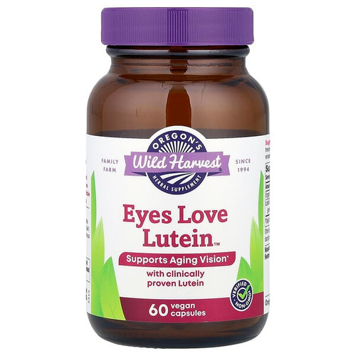 <img alt="Oregons Wild Harvest, Eyes Love Lutein, 60 Vegan Capsules" title="Oregons Wild Harvest, Eyes Love Lutein, 60 Vegan Capsules,706195004686"