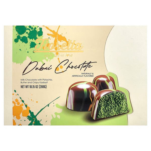 <img alt="Fiorella, Dubai Chocolate, 10.15 oz (288 g)" title="Fiorella, Dubai Chocolate, 10.15 oz (288 g),024354306557"