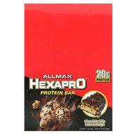 <img alt="ALLMAX, Hexapro, Protein Bar, Chocolate Chip Cookie Dough, 12 Bars, 1.9 oz (54 g) Each" title="ALLMAX, Hexapro, Protein Bar, Chocolate Chip Cookie Dough, 12 Bars, 1.9 oz (54 g) Each,665553229980"