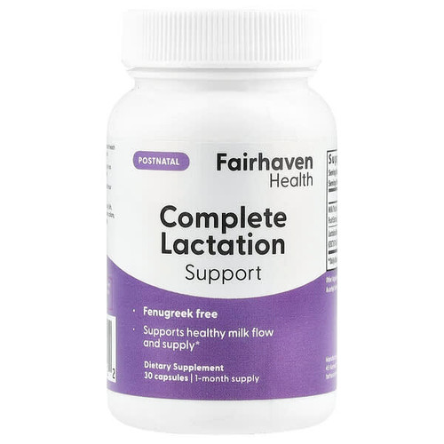 <img alt="Fairhaven Health, Complete Lactation Support, 30 Capsules" title="Fairhaven Health, Complete Lactation Support, 30 Capsules,850036124122"
