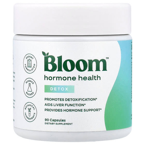 <img alt="Bloom, Hormone Health, Detox, 90 Capsules" title="Bloom, Hormone Health, Detox, 90 Capsules,810137461656"