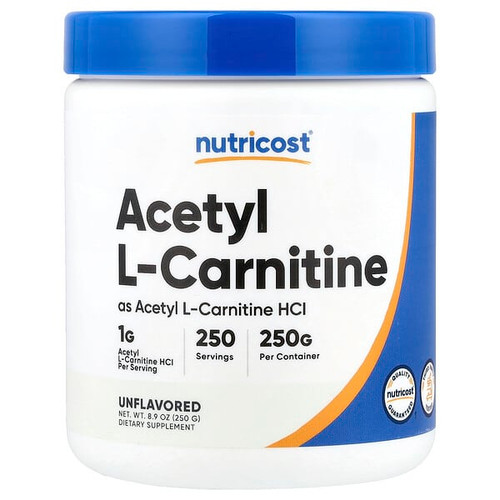 <img alt="Nutricost, Acetyl L-Carnitine, Unflavored, 8.9 oz (250 g)" title="Nutricost, Acetyl L-Carnitine, Unflavored, 8.9 oz (250 g),810139574903"