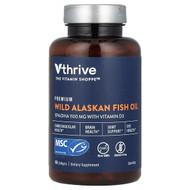 <img alt="Vthrive, Premium Wild Alaskan Fish Oil, 60 Softgels" title="Vthrive, Premium Wild Alaskan Fish Oil, 60 Softgels,766536037827"