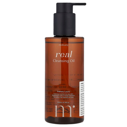 <img alt="Molvany, Real, Cleansing Oil, 6.76 fl oz (200 ml)" title="Molvany, Real, Cleansing Oil, 6.76 fl oz (200 ml),8809875904961"