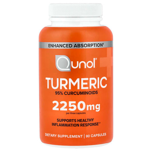<img alt="Qunol, Turmeric, 90 Capsules" title="Qunol, Turmeric, 90 Capsules,850184008374"