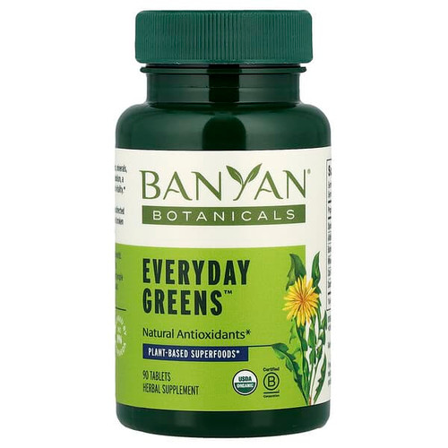 <img alt="Banyan Botanicals, Everyday Greens, 90 Tablets" title="Banyan Botanicals, Everyday Greens, 90 Tablets,618192012611"