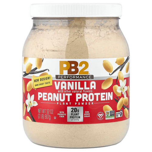 <img alt="PB2 Foods, Performance, Peanut Protein, Vanilla, 2 lb (907 g)" title="PB2 Foods, Performance, Peanut Protein, Vanilla, 2 lb (907 g),851784007651"