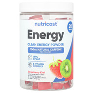 <img alt="Nutricost, Energy, Clean Energy Powder, Strawberry Kiwi , 20 Stick Packs, 0.18 oz (5 g) Each" title="Nutricost, Energy, Clean Energy Powder, Strawberry Kiwi , 20 Stick Packs, 0.18 oz (5 g) Each,810139570417"