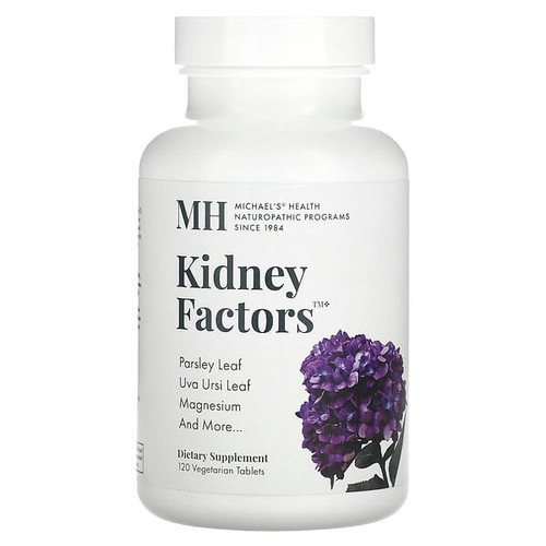 <img alt="Michaels Health, Kidney Factors, 120 Vegetarian Tablets" title="Michaels Health, Kidney Factors, 120 Vegetarian Tablets,755929011339"
