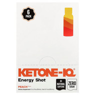 <img alt="Ketone-IQ, Energy Shot, Peach, 6 Bottles, 2 fl oz (59 ml) Each" title="Ketone-IQ, Energy Shot, Peach, 6 Bottles, 2 fl oz (59 ml) Each,850632006754"
