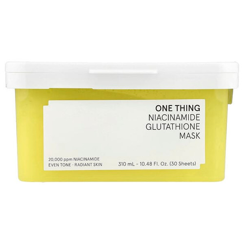 <img alt="One Thing, Niacinamide Glutathione Beauty Mask , 30 Sheets, 10.48 fl oz (310 ml)" title="One Thing, Niacinamide Glutathione Beauty Mask , 30 Sheets, 10.48 fl oz (310 ml),8809704191425"