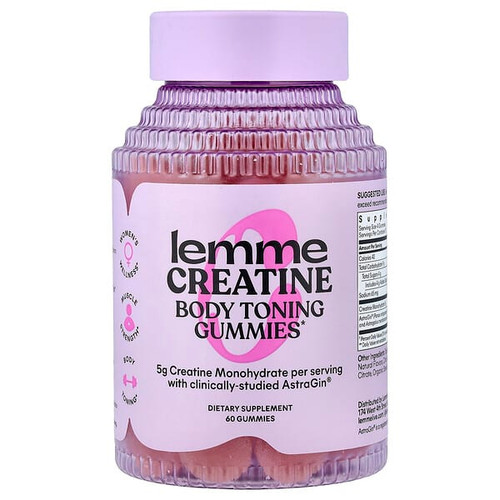 <img alt="Lemme, Creatine, Body Toning Gummies, Sour Strawberry, 60 Gummies" title="Lemme, Creatine, Body Toning Gummies, Sour Strawberry, 60 Gummies,850075104239"