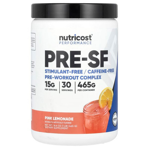 <img alt="Nutricost, Performance, Pre-SF, Stimulant-Free Pre-Workout Complex, Pink Lemonade, 1 lb (465 g)" title="Nutricost, Performance, Pre-SF, Stimulant-Free Pre-Workout Complex, Pink Lemonade, 1 lb (465 g),810014672366"
