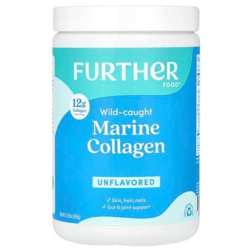 <img alt="Further Food, Wild-Caught Marine Collagen, Unflavored, 5.93 oz (168 g)" title="Further Food, Wild-Caught Marine Collagen, Unflavored, 5.93 oz (168 g),850006249671"