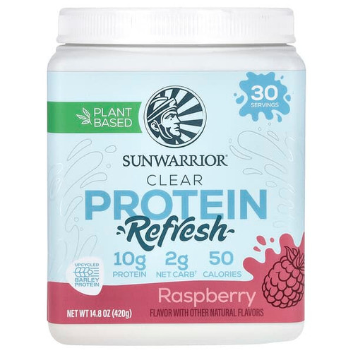 <img alt="Sunwarrior, Clear Protein Refresh, Raspberry, 14.8 oz (420 g)" title="Sunwarrior, Clear Protein Refresh, Raspberry, 14.8 oz (420 g),810100921002"