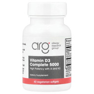 <img alt="Allergy Research Group, Vitamin D3 Complete 5000, 60 Vegetarian Softgels" title="Allergy Research Group, Vitamin D3 Complete 5000, 60 Vegetarian Softgels,713947765900"