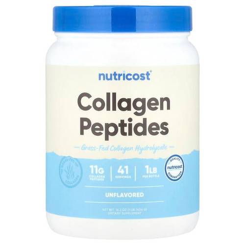 <img alt="Nutricost, Collagen Peptides, Unflavored, 16.2 oz (454 g)" title="Nutricost, Collagen Peptides, Unflavored, 16.2 oz (454 g),810014675039"