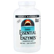 <img alt="Source Naturals, Daily Essential Enzymes, 240 Vegetarian Capsules" title="Source Naturals, Daily Essential Enzymes, 240 Vegetarian Capsules,021078013037"