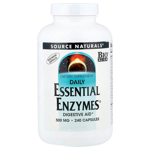 <img alt="Source Naturals, Daily Essential Enzymes, 240 Vegetarian Capsules" title="Source Naturals, Daily Essential Enzymes, 240 Vegetarian Capsules,021078013037"