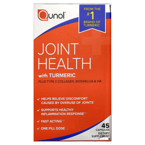 <img alt="Qunol, Joint Health with Turmeric, 45 Capsules" title="Qunol, Joint Health with Turmeric, 45 Capsules,850184008787"