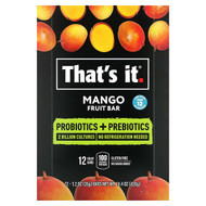 <img alt="Thats It, Probiotics + Prebiotics Fruit Bar, Mango, 12 Bars, 1.2 oz (35 g) Each" title="Thats It, Probiotics + Prebiotics Fruit Bar, Mango, 12 Bars, 1.2 oz (35 g) Each,850000547155"