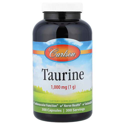 <img alt="Carlson, Taurine, 1,000 mg, 300 Capsules" title="Carlson, Taurine, 1,000 mg, 300 Capsules,088395694103"