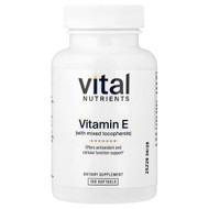 <img alt="Vital Nutrients, Vitamin E With Mixed Tocopherols, 100 Softgels" title="Vital Nutrients, Vitamin E With Mixed Tocopherols, 100 Softgels,693465521113"