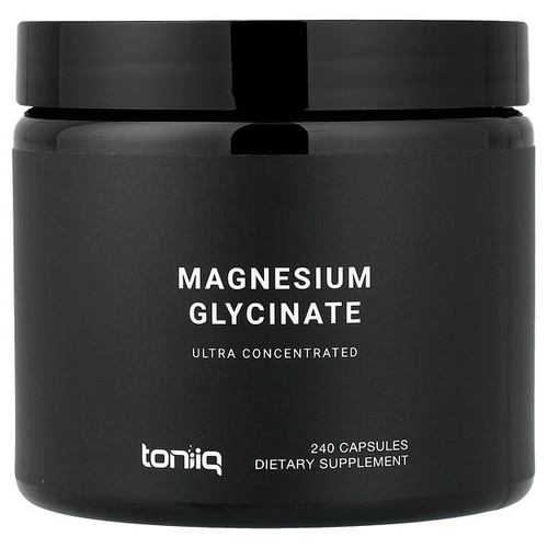 <img alt="Toniiq, Magnesium Glycinate, 240 Capsules" title="Toniiq, Magnesium Glycinate, 240 Capsules,850037999033"