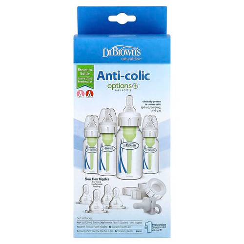 <img alt="Dr. Browns, Natural Flow, Options+, Anti-colic Baby Bottle, 18 Piece Set" title="Dr. Browns, Natural Flow, Options+, Anti-colic Baby Bottle, 18 Piece Set,072239315354"