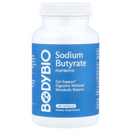 <img alt="BodyBio, Sodium Butyrate, 100 Capsules" title="BodyBio, Sodium Butyrate, 100 Capsules,743474999905"