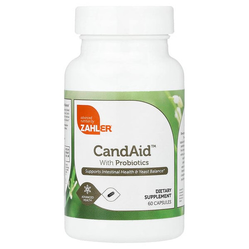 <img alt="Zahler, CandAid With Probiotics, 60 Capsules" title="Zahler, CandAid With Probiotics, 60 Capsules,848998026226"