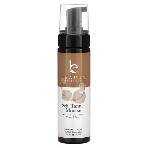 <img alt="Beauty By Earth, Self Tanner Mousse, Medium to Dark, 7.5 fl oz (222 ml)" title="Beauty By Earth, Self Tanner Mousse, Medium to Dark, 7.5 fl oz (222 ml),850003968926"