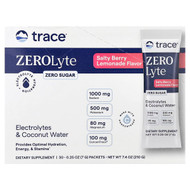 <img alt="Trace, ZEROLyte, Electrolyte & Coconut Water, Salty Berry Lemonade, 30 Packets, 0.25 oz (7 g) Each" title="Trace, ZEROLyte, Electrolyte & Coconut Water, Salty Berry Lemonade, 30 Packets, 0.25 oz (7 g) Each,878941008788"
