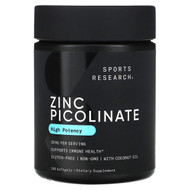 <img alt="Sports Research, Zinc Picolinate, High Potency, 30 mg, 180 Softgels" title="Sports Research, Zinc Picolinate, High Potency, 30 mg, 180 Softgels,023249091950"