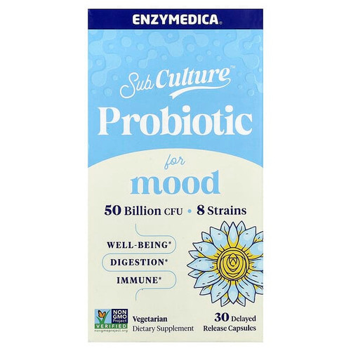 <img alt="Enzymedica, SubCulture Probiotic For Mood, 30 Delayed Release Capsules" title="Enzymedica, SubCulture Probiotic For Mood, 30 Delayed Release Capsules,670480101490"
