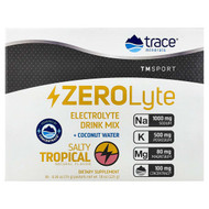 <img alt="Trace, TM Sport, ZEROLyte, Electrolyte Drink Mix + Coconut Water, Salty Tropical, 30 Packets, 0.26 oz (7.5 g) Each" title="Trace, TM Sport, ZEROLyte, Electrolyte Drink Mix + Coconut Water, Salty Tropical, 30 Packets, 0.26 oz (7.5 g) Each,878941009341"
