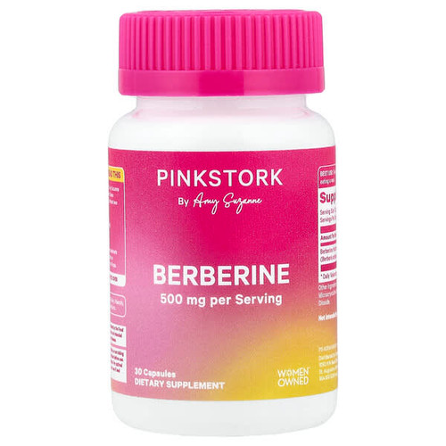 <img alt="Pink Stork, Berberine, 500 mg, 30 Capsules" title="Pink Stork, Berberine, 500 mg, 30 Capsules,850060769245"
