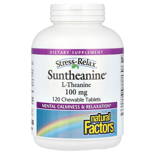 <img alt="Natural Factors, Stress-Relax, Suntheanine L-Theanine, 100 mg, 120 Chewable Tablets" title="Natural Factors, Stress-Relax, Suntheanine L-Theanine, 100 mg, 120 Chewable Tablets,068958028378"