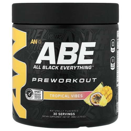 <img alt="ABE, Pre-Workout, Tropical Vibes, 13.75 oz (390 g)" title="ABE, Pre-Workout, Tropical Vibes, 13.75 oz (390 g),5056555201916"
