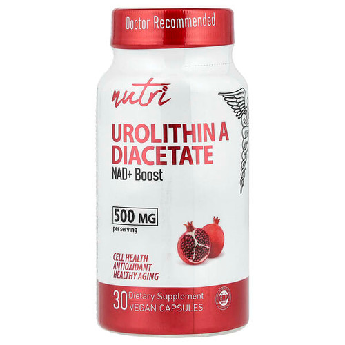<img alt="Nutri, Urolithin A Diacetate, 30 Vegan Capsules (250 mg per Capsule)" title="Nutri, Urolithin A Diacetate, 30 Vegan Capsules (250 mg per Capsule),810102742612"