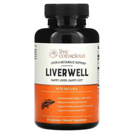 <img alt="Live Conscious, LiverWell With NAC & ALA, 60 Capsules" title="Live Conscious, LiverWell With NAC & ALA, 60 Capsules,850008273711"