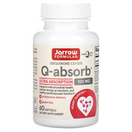 <img alt="Jarrow Formulas, Q-Absorb, Ubiquinone CO-Q10, 100 mg, 60 Softgels" title="Jarrow Formulas, Q-Absorb, Ubiquinone CO-Q10, 100 mg, 60 Softgels,790011060123"